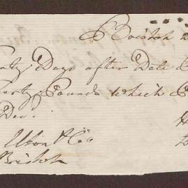 Bill to Henry Jones from Henry Bright for £40