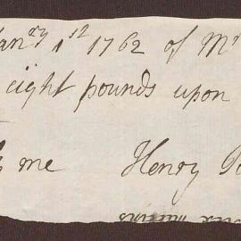 Receipt for payment of interest by Allen Bright to Henry Jones