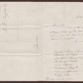Letter to B[enjamin] H[eywood] Bright Esq. from Mr. Thomas Rodd, bookseller, London