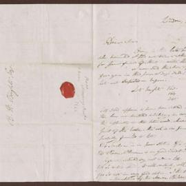 Letter to B[enjamin] H[eywood] Bright Esq. from Mr. Thomas Rodd, bookseller, London