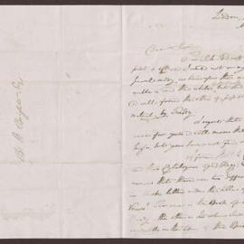 Letter to B[enjamin] H[eywood] Bright Esq. from Mr. Thomas Rodd, bookseller, London