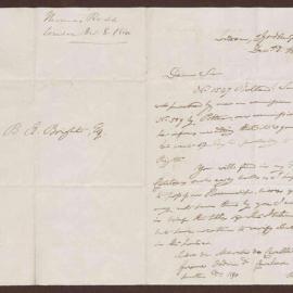 Letter to B[enjamin] H[eywood] Bright Esq. from Mr. Thomas Rodd, bookseller, London