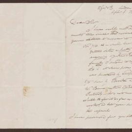 Letter to B[enjamin] H[eywood] Bright Esq. from Mr. Thomas Rodd, bookseller, London
