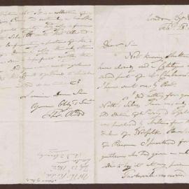 Letter to B[enjamin] H[eywood] Bright Esq. from Mr. Thomas Rodd, bookseller, London