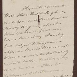 Note to 'dear Robert' from Phebe[?] Bright