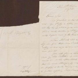 Letter to B[enjamin] H[eywood] Bright Esq. from Mr. Thomas Rodd, bookseller, London