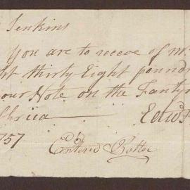 Note to John Jenkins