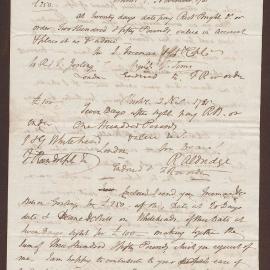 Copy of letter to Francis Randolph