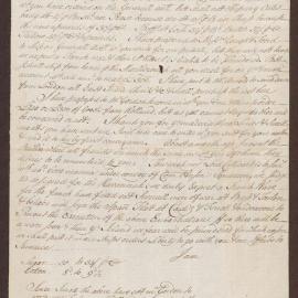 Letter to Henry Bright, St Christopher's, West Indies, from Richard Meyler, Bristol