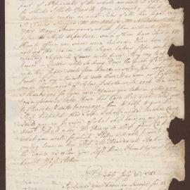 Two letters to Henry Bright from Richard Meyler, Bristol