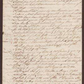 Letter to Richard Meyler, Bristol, from Henry Bright, St. Christopher's, West Indies