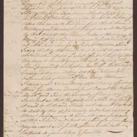 Letter to William Gordon from Henry Bright, St. Christopher's, West Indies