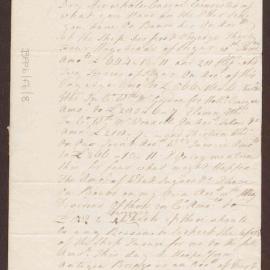 Letter to Richard Meyler, Bristol, from Henry Bright