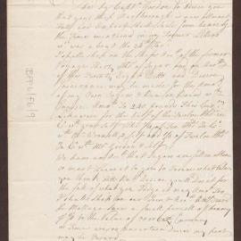 Letter to Richard Meyler, Bristol, from Henry Bright, St. Christopher's, West Indies