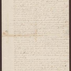 Letter to Richard Meyler, Bristol, from Henry Bright, St. Christopher's, West Indies