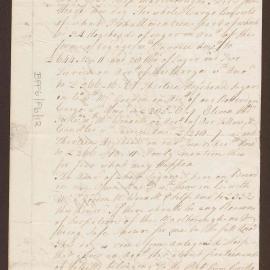 Letter to Richard Meyler, Bristol, from Henry Bright, St. Christopher's, West Indies