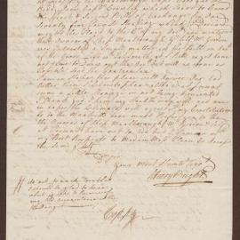 Letter to Richard Meyler, Bristol, from Henry Bright, Kingston, Jamaica