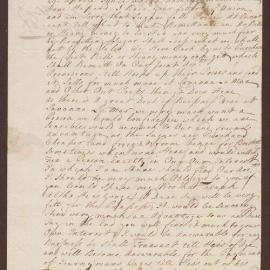 Letter to Richard Meyler, Bristol, from Henry Bright, Kingston, Jamaica