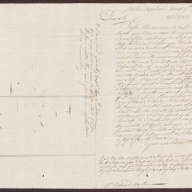 Letter to Richard Meyler, Bristol, from Henry Bright, St. Christopher's, West Indies