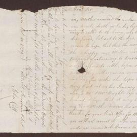 Letter to Richard Meyler, Bristol, from John Cott, Lynn