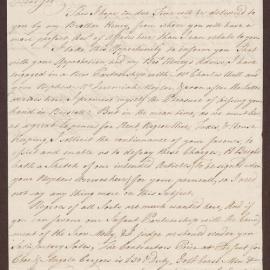 Letter to Richard Meyler Senior from Francis Bright, Kingston, Jamaica