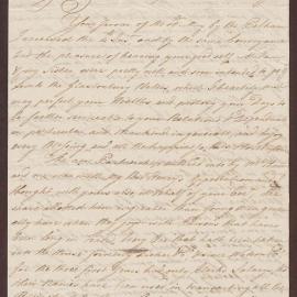 Letter to Richard Meyler Senior from Francis Bright, Kingston, Jamaica