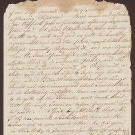 Letter to Richard Meyler Senior from Jeremiah Meyler, Kingston, Jamaica