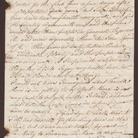 Letter to Richard Meyler Senior from Jeremiah Meyler, Kingston, Jamaica