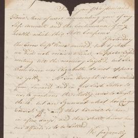 Letter to Richard Meyler Senior from Jeremiah Meyler, Kingston, Jamaica