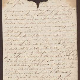 Letter to Richard Meyler Senior from Jeremiah Meyler, Kingston, Jamaica