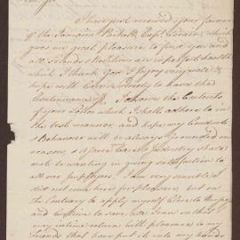 Letter to Richard Meyler Senior from Jeremiah Meyler, Kingston, Jamaica