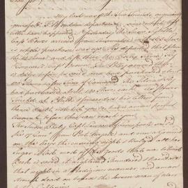 Letter to Richard Meyler Senior from Jeremiah Meyler, Kingston, Jamaica