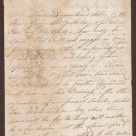 Letter to Richard Meyler Senior from Jeremiah Meyler, Savanna La Mar, Jamaica