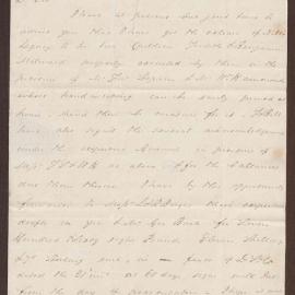 Letter to Lowbridge Bright from David Duncomb, Kingston, Jamaica