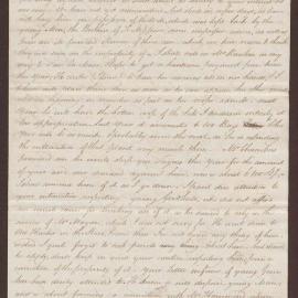 Letter to Lowbridge Bright from David Duncomb, Kingston, Jamaica
