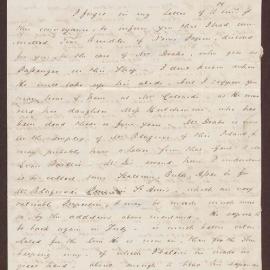 Letter to Lowbridge Bright from David Duncomb, Kingston, Jamaica
