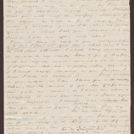 Letter to Lowbridge Bright from David Duncomb, Kingston, Jamaica