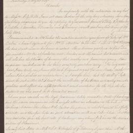 Letter to Lowbridge Bright, Bristol, from David Duncomb, Muff Castle, St. Andrews, Jamaica