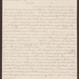 Letter to Lowbridge Bright, Bristol, from David Duncomb, Muff Castle, St. Andrews, Jamaica