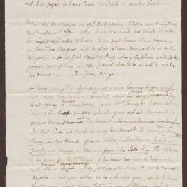 Details of mortgage of Muff Castle and safety of deeds