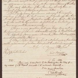 Letter to James Corne Pownall, Jamaica from Richard Bright, Bristol