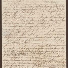 Two letters to James Corne Pownall, Jamaica from Richard Bright, Bristol
