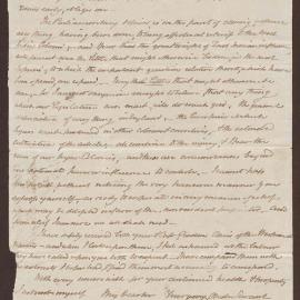 Two letters to James Corne Pownall, Jamaica from Richard Bright, Bristol