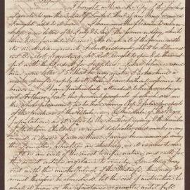 Two letters to James Corne Pownall, Jamaica from Richard Bright, Winchester