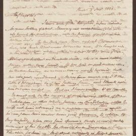 Letter to James Corne Pownall, Jamaica from Richard Bright, Bristol