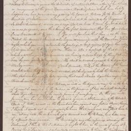 Letter to David Duncomb from Lowbridge Bright