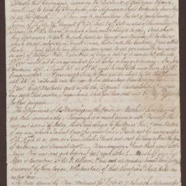 Letter to David Duncomb from Lowbridge Bright