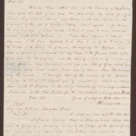 Letter to Lowbridge Bright, Bristol, from David Duncomb, Jamaica