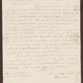 Two letters to Lowbridge Bright, Bristol, from David Duncomb, St Andrews, Jamaica