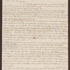 Letter to Lowbridge Bright, Bristol, from David Duncomb, Muff Castle, Jamaica